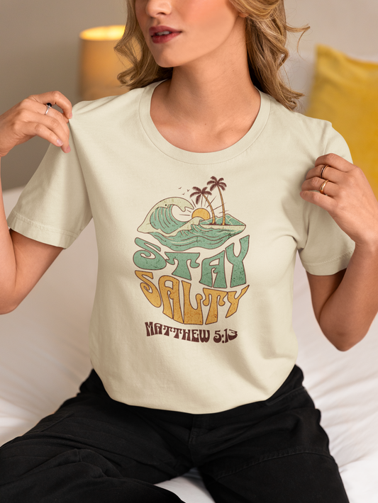 Stay Salty Christian Tee