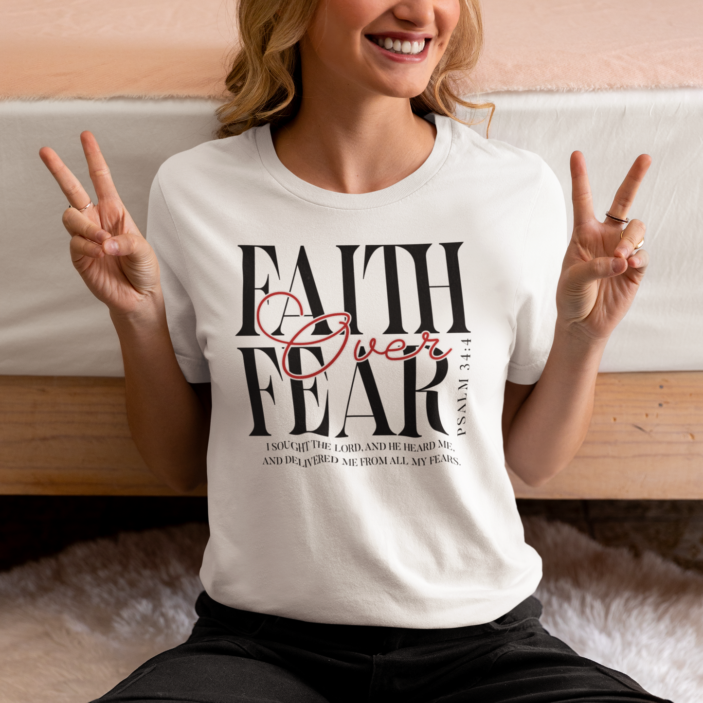 Faith Over Fear Unisex Christian T-Shirt