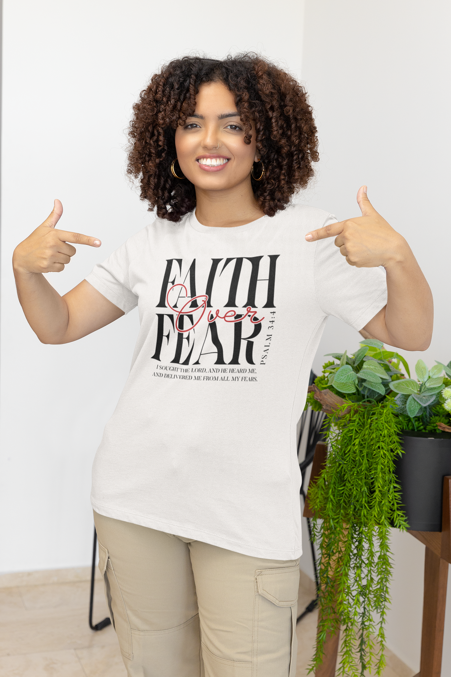 Faith Over Fear Unisex Christian T-Shirt